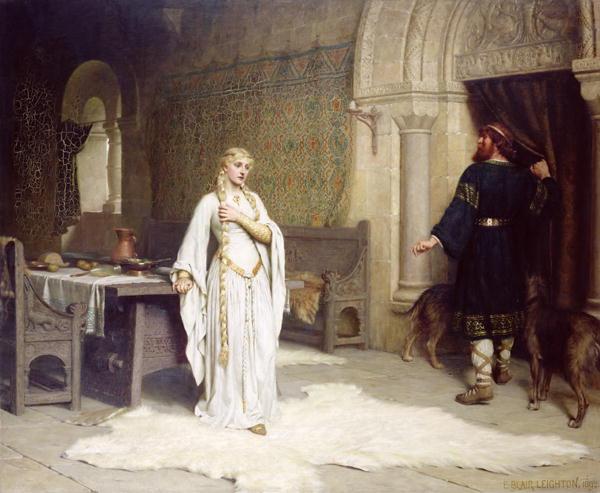 Edmund Blair Leighton Lady Godiva oil painting image